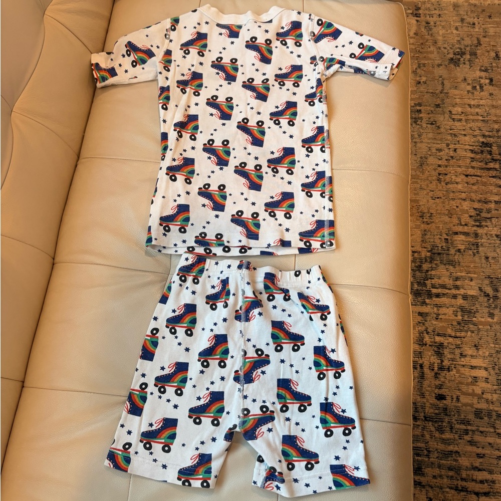 2 for $10 Hanna Andersson Roller Skates Kids Pajamas Set - Picture 2 of 3
